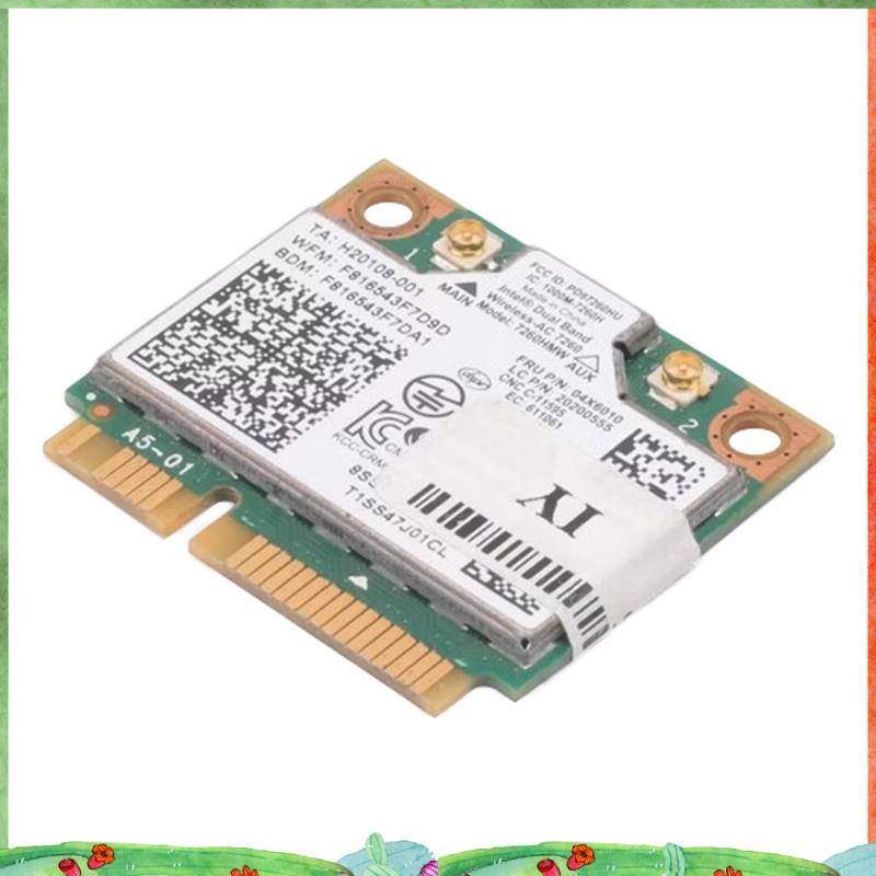 โน้ตบุ๊คในตัวการ์ดไร้สายสําหรับ 7260HMW 7260AC 867M Dual Band 5G การ์ดไร้สาย BT4.0 สําหรับ 04X6090 0