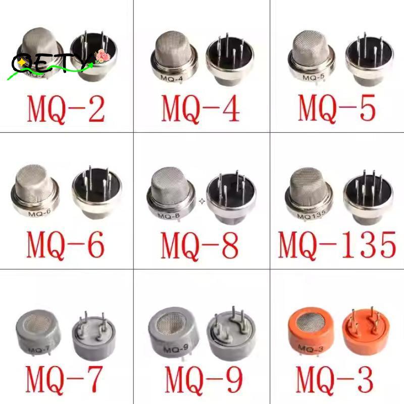 [qetyellow] MQ-2,MQ-3,MQ-4, MQ-5, MQ-6, MQ-7, MQ-8, MQ-9, MQ-135 โมดูลตรวจจับเซ็นเซอร์ก๊าซเหลว TH