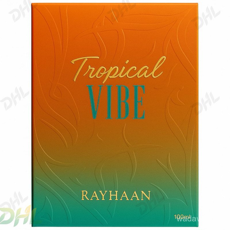 Rayhaan Tropical Vibe – Fruity, Floral, Fresh, Woody – Eau de Parfum Spray น้ําหอมติดทนนานสําหรับทุก