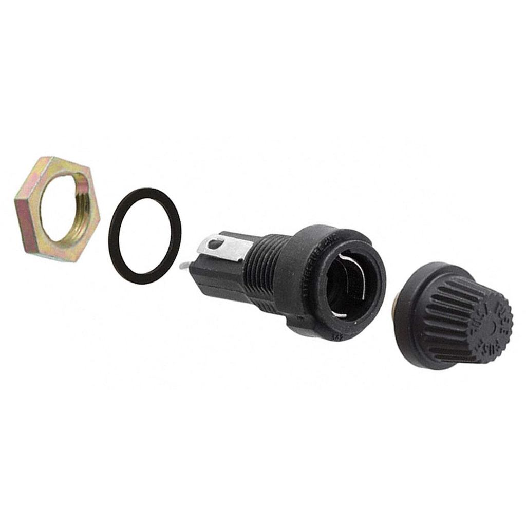 ไลเทลฟิวส์ 03420012H Panel Mount Fuse Holder สําหรับฟิวส์ AG 3 ชิ้น ขนาด 1.25" x 0.2.5" (แพ็ค 2 ชิ้น