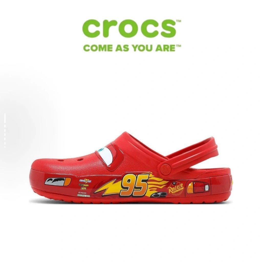 รองเท้า Crocs Lightning McQueen Light Up สุดคลาสสิกสําหรับผู้ใหญ่และเด็ก