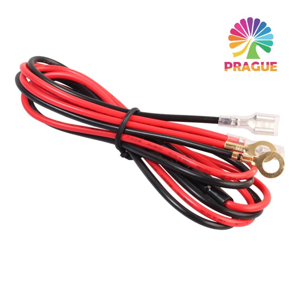 สายไฟแช็ครถยนต์ 1 ม./3.3 ฟุต 18AWG 10A สายไฟ สายไฟพร้อม/