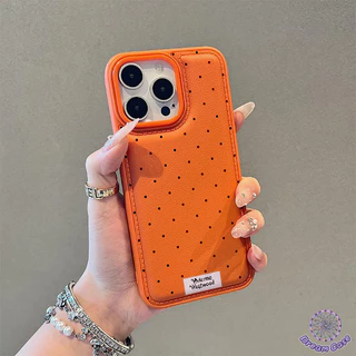 เคสรูใหญ่พองลม ลายจุด สไตล์น่ารัก ป้องกันกระแทก สำหรับIPhone 16 17 14 15 11 AIR 13 12 Pro Max 14 15 7 16 Plus