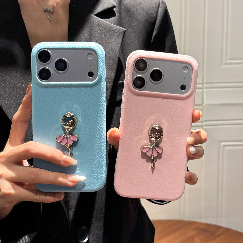 3D สาวเต้นรําเคสโทรศัพท์สําหรับ iPhone 17 PRO MAX 17 16 PRO MAX 15 14 13 12 11 Anti drop เคสโทรศัพท์