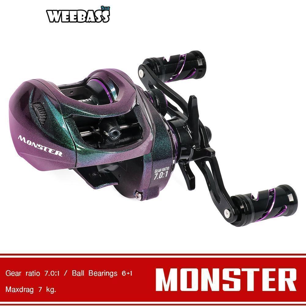 【SALE】WEEBASS รอก - รุ่น MONSTER รอกตกปลา รอกเบททรงหยดน้ำ รอกหยดน้ำ