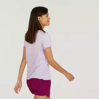 Decathlon Women’S Mountain Walking Short-Sleeved T-Shirt เสื้อยืดแขนสั้นผู้หญิงใส่เดินป่า รุ่น Mh100 - Purple