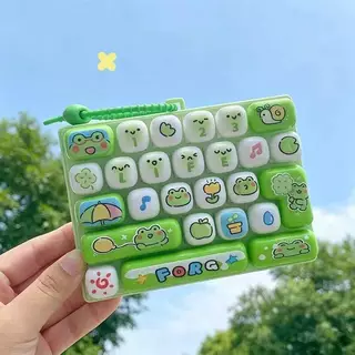 (GOOD) 26 กริดความเครียดบรรเทา Fidget พวงกุญแจสัตว์รูปแบบจําลองคีย์บอร์ดแบบพกพา Sensory ของเล่นสําหรับเด็ก Party Favors (ใหม่)