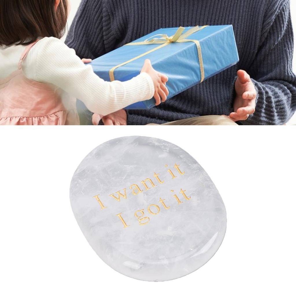 Henye Pssopp I Want It Got Pocket Stone หินตกแต่งเสน่ห์แท้ Resilience สําหรับเพื่อนเดินทางคริสตัล