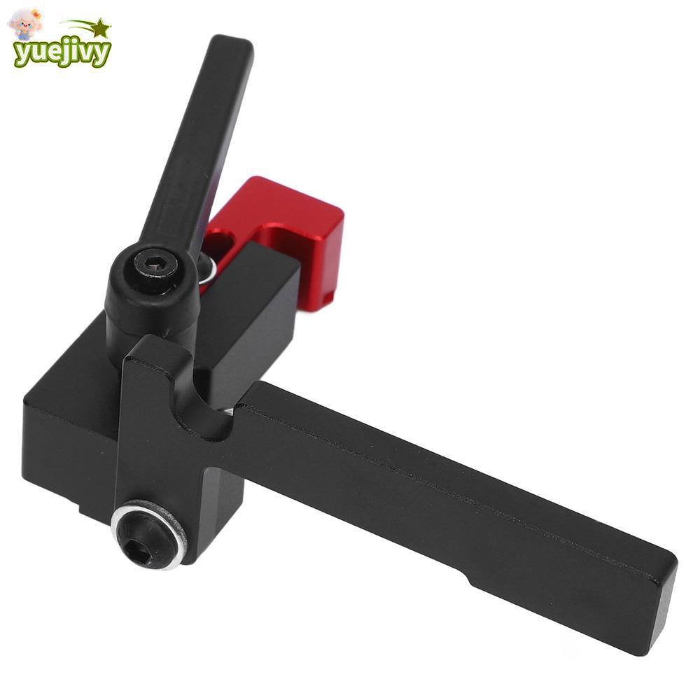YUEJIPH รางตุ้มปี่, อลูมิเนียมอัลลอยด์ 75 ประเภท T Track Flip Stop, Precision Secure Design Precisio