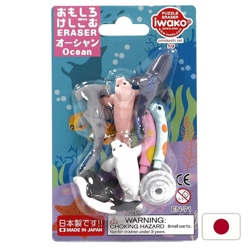Iwako Eraser Marine AnimalsFrom Japan

