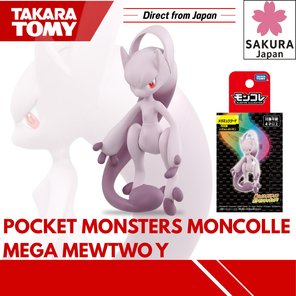 TAKARA TOMY Pokemon Moncolle Mega Mewtwo Y Collectible Figure