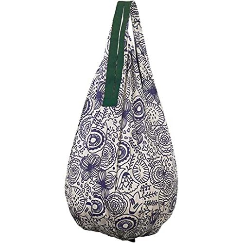 Marna Shupatto Compact Bag Drop (Flower Pattern) Eco Bag Shupatto Foldable (Drop Vertical / Durable)