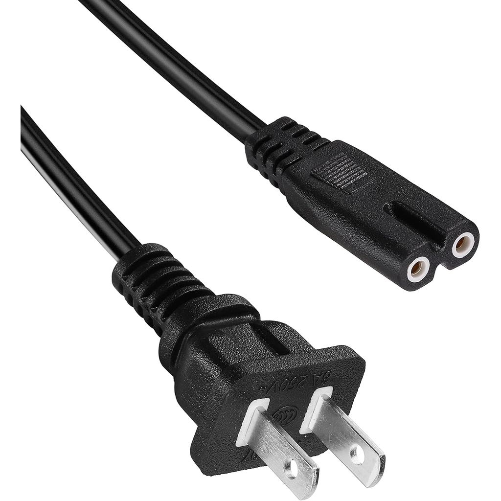 2 Prong สายไฟเครื่องพิมพ์สายไฟใช้งานร่วมกับ Epson EcoTank ET-2760 ET-2750 ET-2720 ET-2800 ET-8500 ET