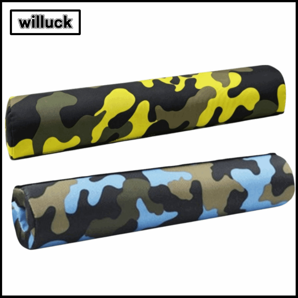WILLUCK Barbell Squat Pad, คอป้องกันความหนาแน่นสูงโฟมฟิตเนส Squat Pad, สบาย Shock Absorbing ไหล่เบาะ