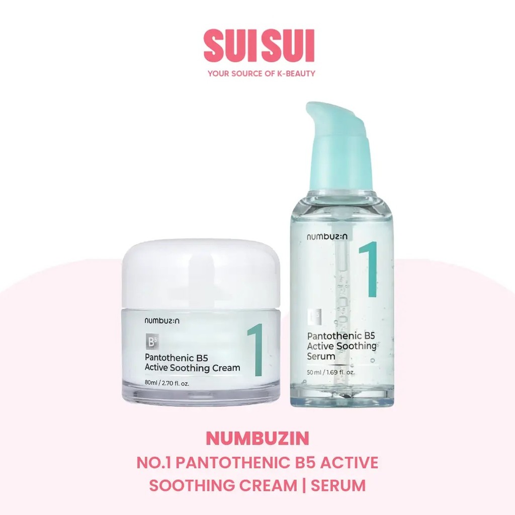 Numbuzin No.1 Pantothenic B5 Active Soothing Cream | ลิตร9L