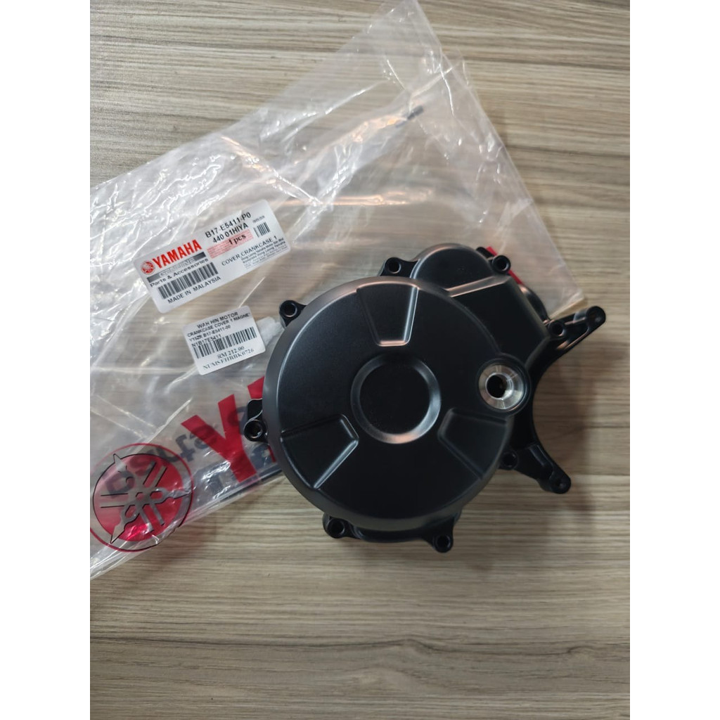 YAMAHA B17-E5411-P0 Y15 V1 V2 LH MAGNET COVER CRANKCASE / KULIT ENGINE ( KIRI ) Y15ZR ( BLACK ) B17 