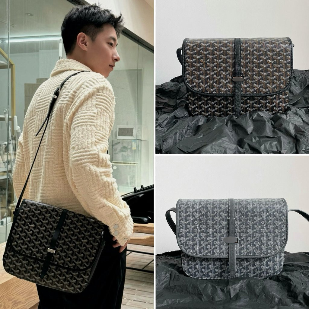 【ก่อนสั่งสอบถาม】ราคา8200 GG กระเป๋าเมสเซนเจอร์ กระเป๋าผู้ชาย รุ่นใหม่ หนังแท้ messenger bag ขนาด 29*