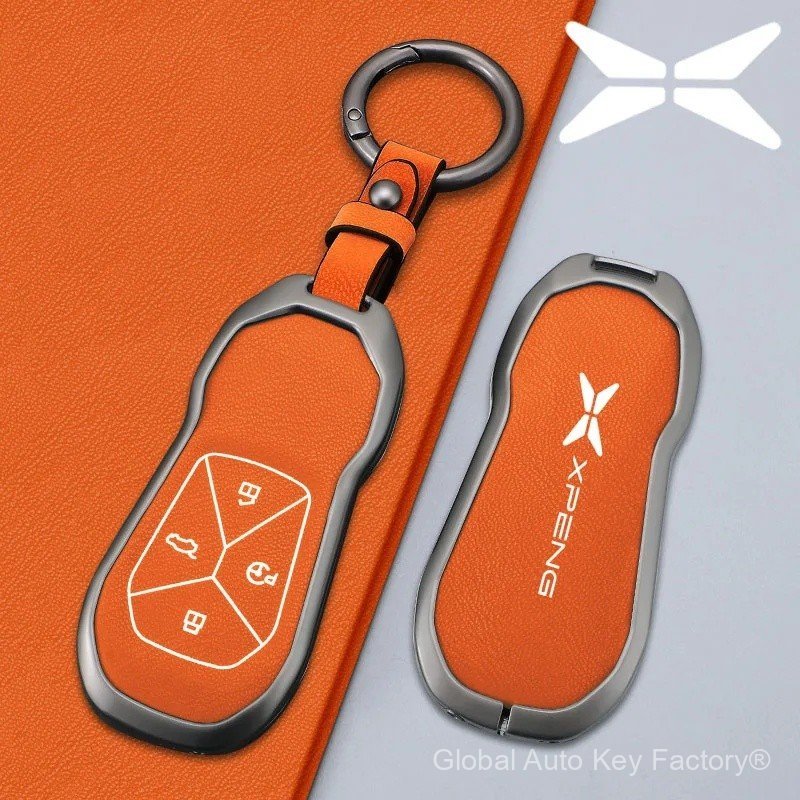เคสป้องกันกุญแจรถโลหะผสมสังกะสี เหมาะสําหรับ Xiaopeng Car G6, G9, P7, P7i, P5, G3, G3i 2025, 2024 รุ