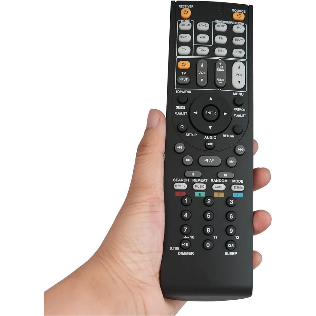 เปลี่ยนรีโมทคอนโทรลสําหรับ Onkyo RC-710M RC-880M HT-R560 TX-SR343 HT-R393 RC-606S RC-683M TX-SR702 5