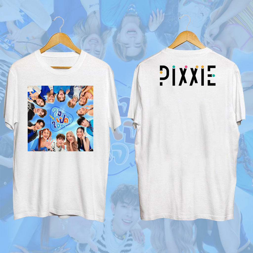 พร้อมส่ง เสื้อยืดวงเกิร์ลกรุ๊ปไทย Pixxie เสื้อยืดวงดนตรี ผ้าฝ้ายแท้100% ใส่สบาย ระบายอากาศดี S-3XL