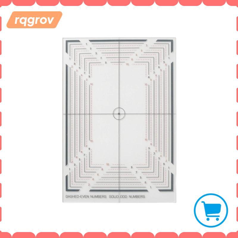 [rqgrov] Trading Card Centering Tool Transparent Card Centering Tool Clear Precision สําหรับนักสะสม,