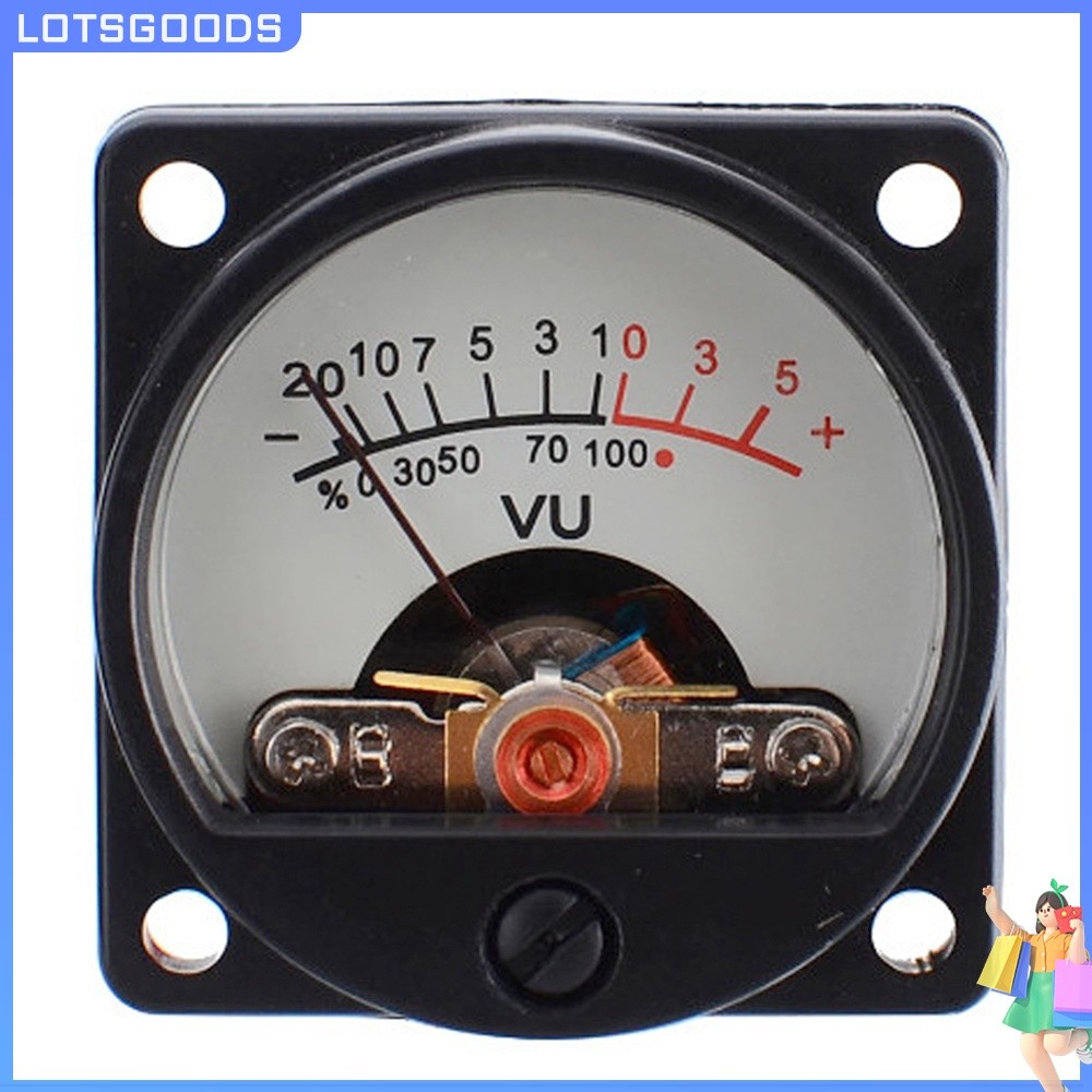 [จัดส่งในพื้นที่] 500UA แผง VU Meter ไฟด้านหลังที่อบอุ่นบันทึก VU แผงเมตร VU Meter เครื่องวัดระดับเส