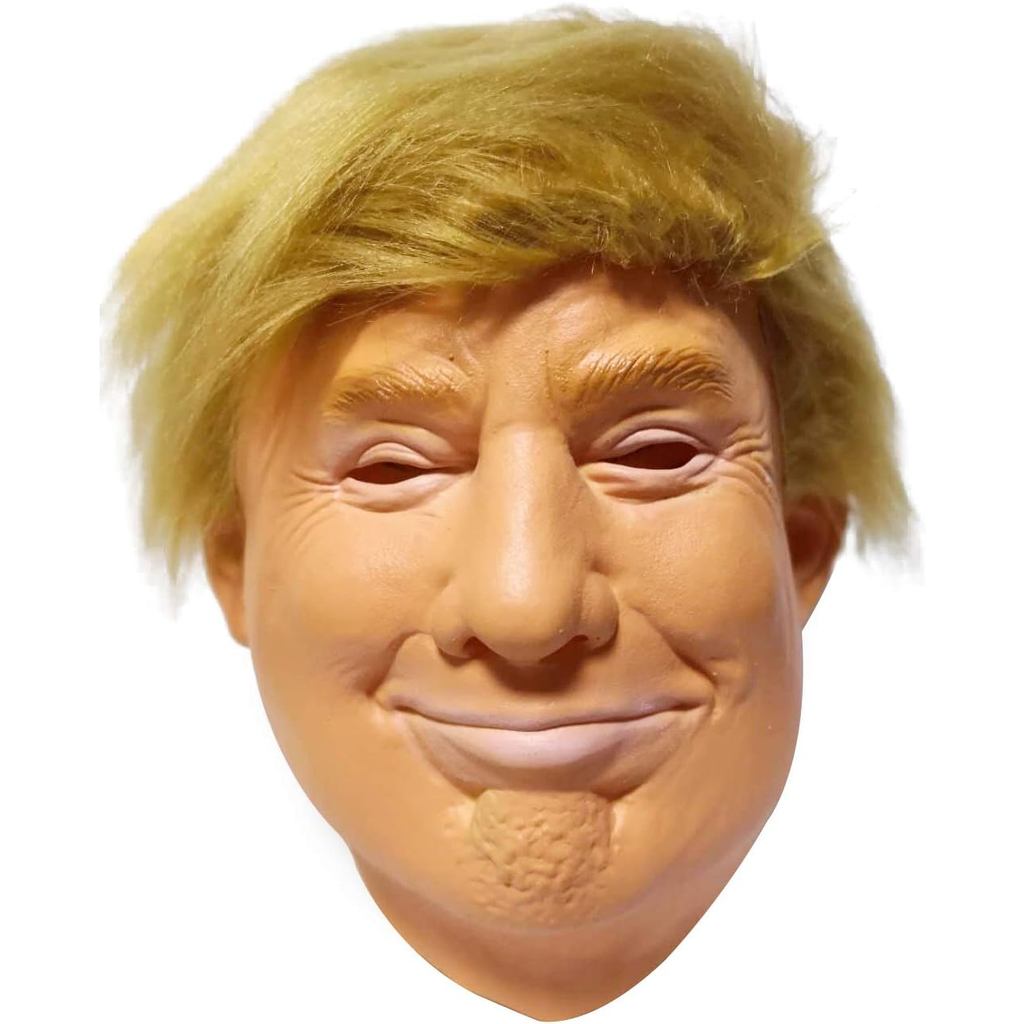 Latex Donald Trump Mask , President Halloween Costume หน้ากากยาง Full-Head