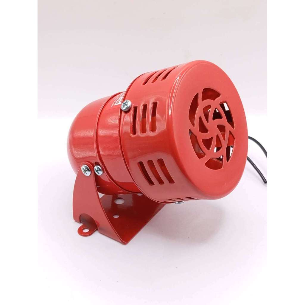 สั่งด่วน! MINI ALARM MS-190 ไซเรน 12V 24V 220V AC รุ่นโลหะ MINI MOTER SIREN