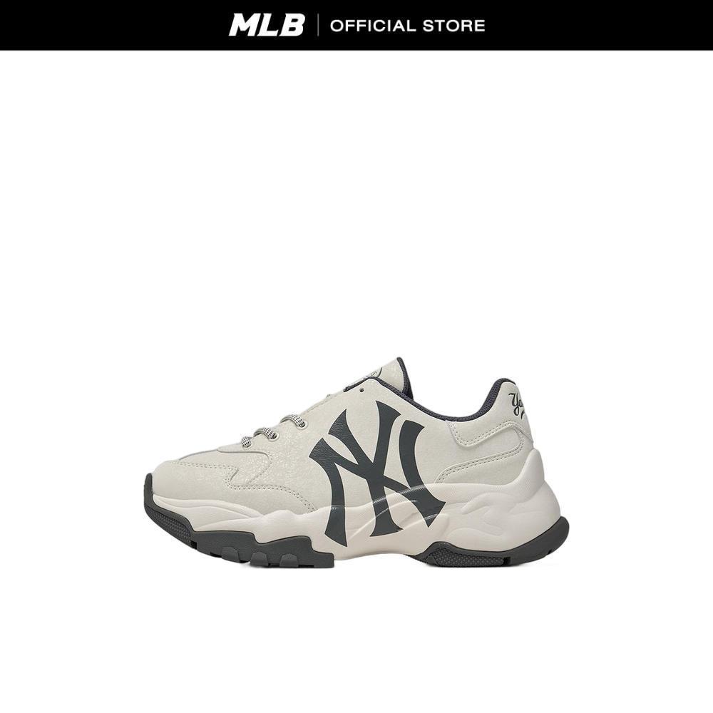 MLB รองเท้าผ้าใบ ยูนิเซ็กซ์ Bigball Chunky Crack รุ่น 3ASHCV16N 50IVS สีขาวงาช้าง