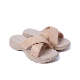 Hush Puppies รองเท้าผู้หญิง รุ่น THALIZZA CROSS HP PWSFQ5123C - สีเบจ