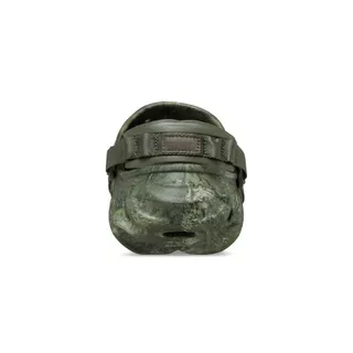 CROCS รองเท้าลำลองผู้ใหญ่ ECHO MARBLED CLOG รุ่น 208454-3N4 - DUSTY OLIVE/MULTI