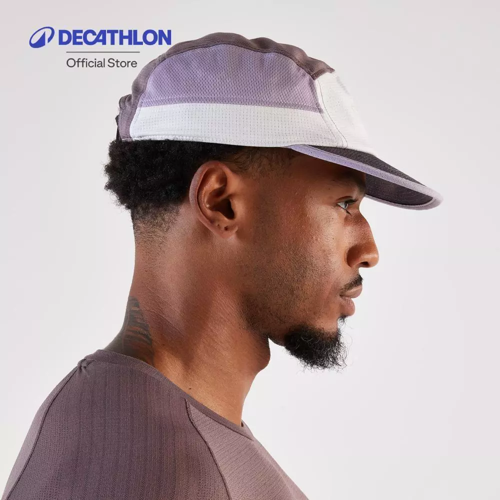 Decathlon Kiprun Men'S And Women'S Running Cap หมวกแก๊ปวิ่งสำหรับผู้หญิงและผู้ชาย - Blue/White/Purple