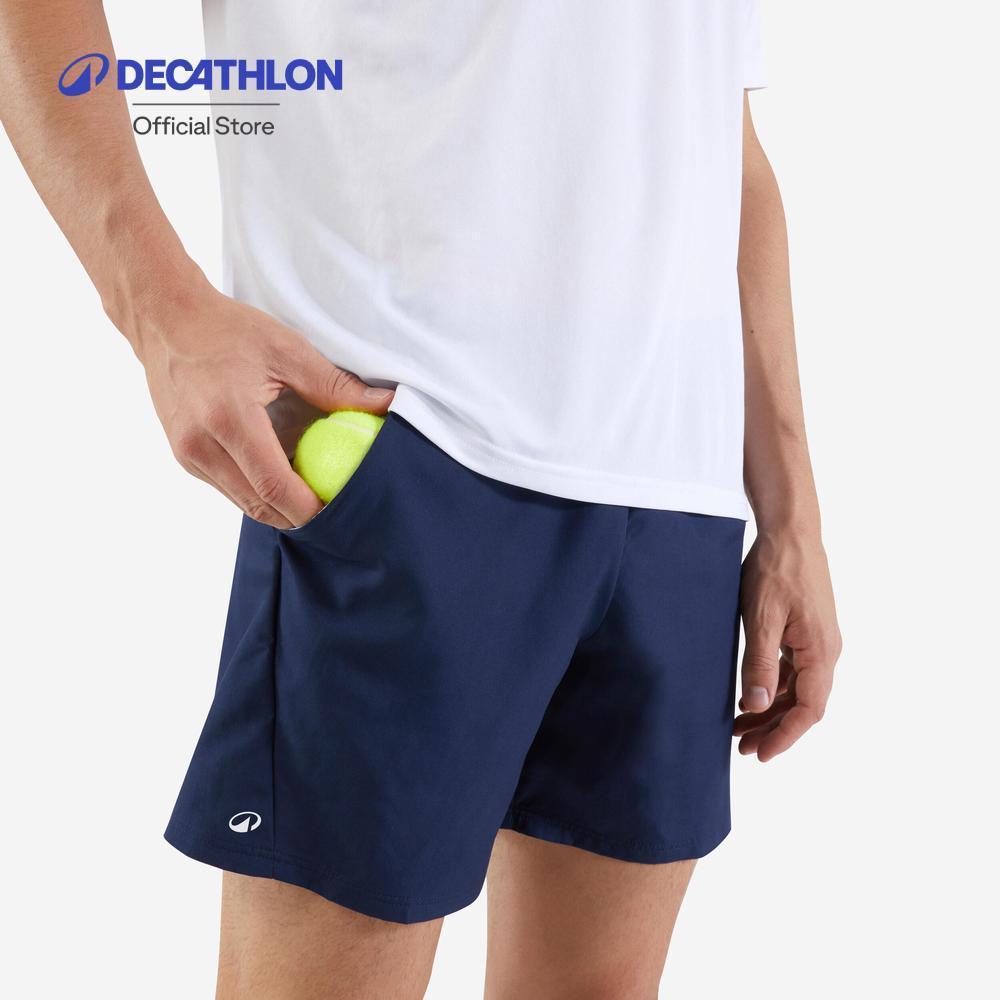 Decathlon Men'S Tennis Shorts Essential กางเกงเทนนิสขาสั้นรุ