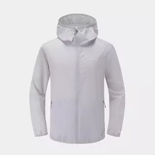 Decathlon Men Anti UV Helium 100 Jkt เสื้อแจ็คเก็ตป้องกันรังสียูวีดีไซน์ไร้ตะเข็บสำหรับผู้ชาย รุ่น Helium 100 - Grey