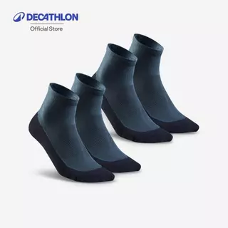 Decathlon Sock Hike 50 Mid 2-Pack ถุงเท้าหุ้มข้อใส่เดินป่า รุ่น 50 แพ็ค 2 คู่ - Navy