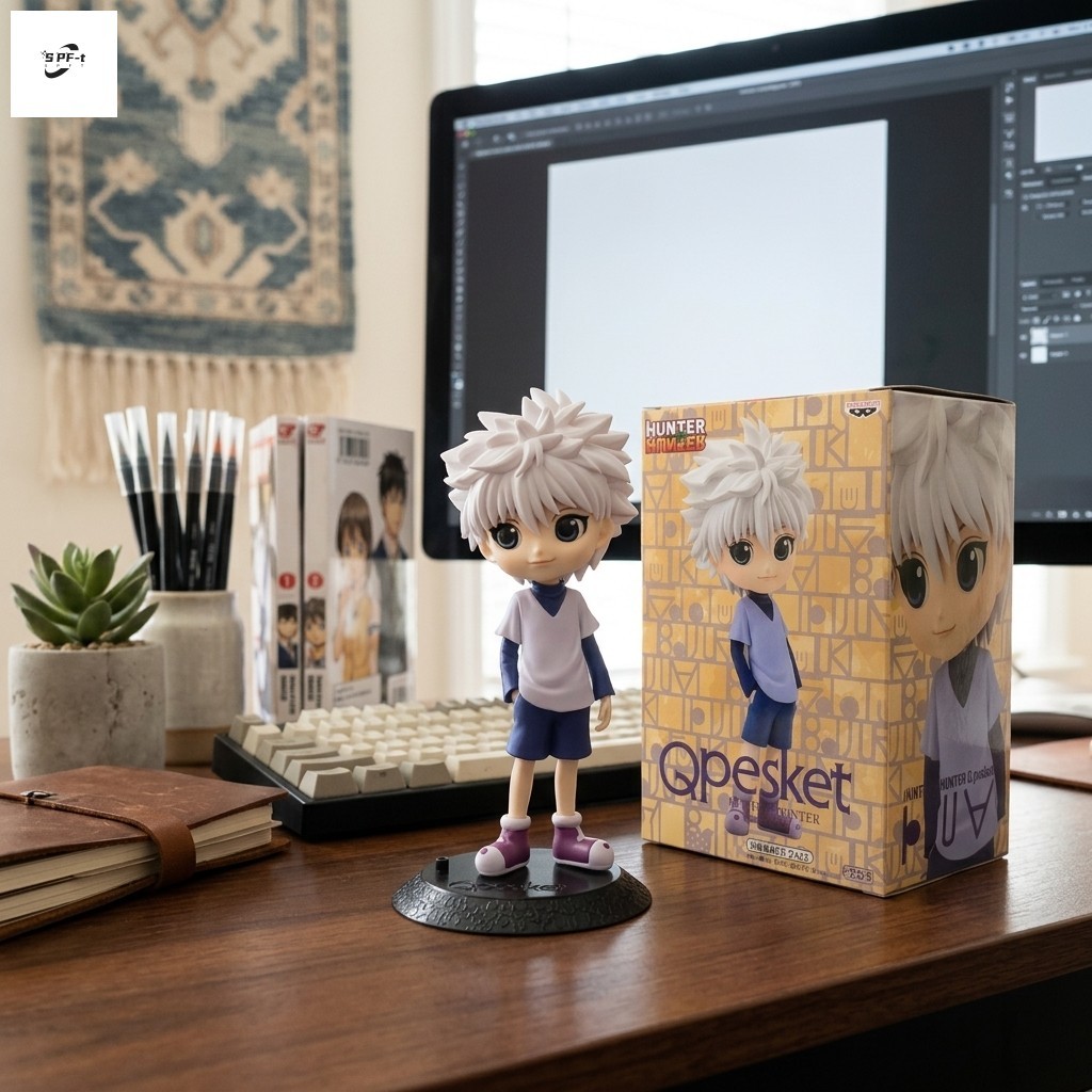Hunter X Hunter รุ่น Q Gon Killua รูป PVC Desktop Car Display Model