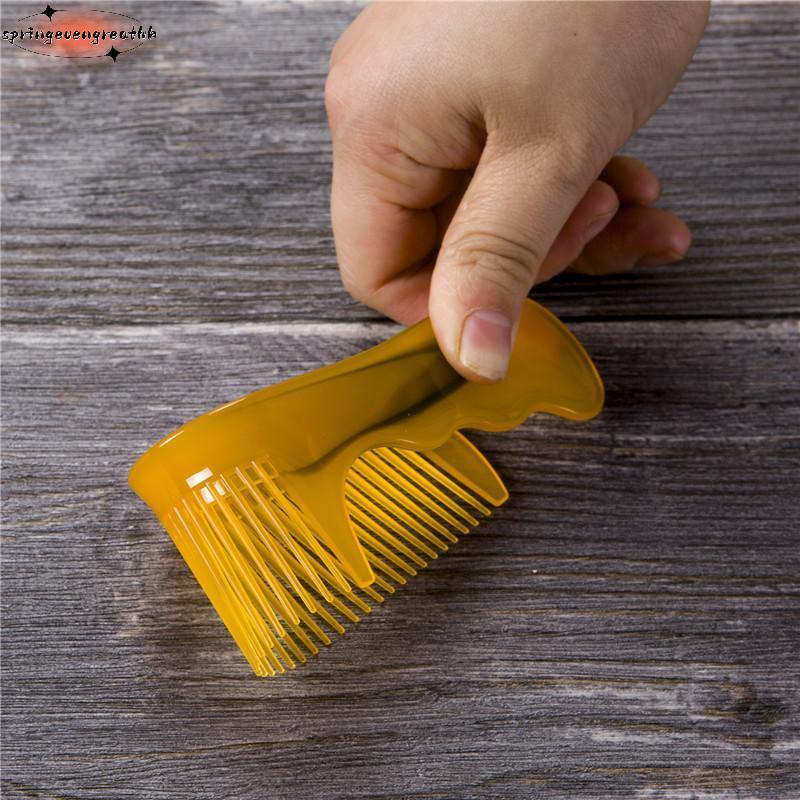SPING 10 ชิ้น Anti Static Detangling หวีผมชุดพลาสติกขนาดสารพันรูปแบบสําหรับเด็กผู้ใหญ่ Hair Care DDC