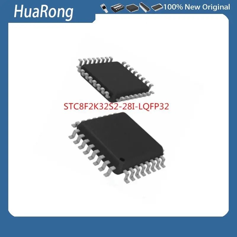 5 ชิ้น/แบทช์ STC8F2K32S2-28I-LQFP32 STC8F2K32S2 QFP32