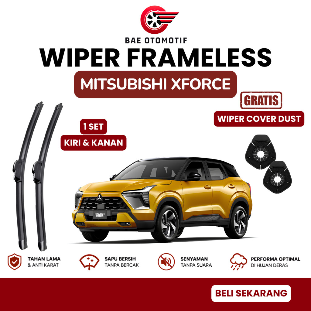 Mitsubishi Xforce Frameless Wiper 1 ชุดกระจกฟรี Wiper Cover Dust