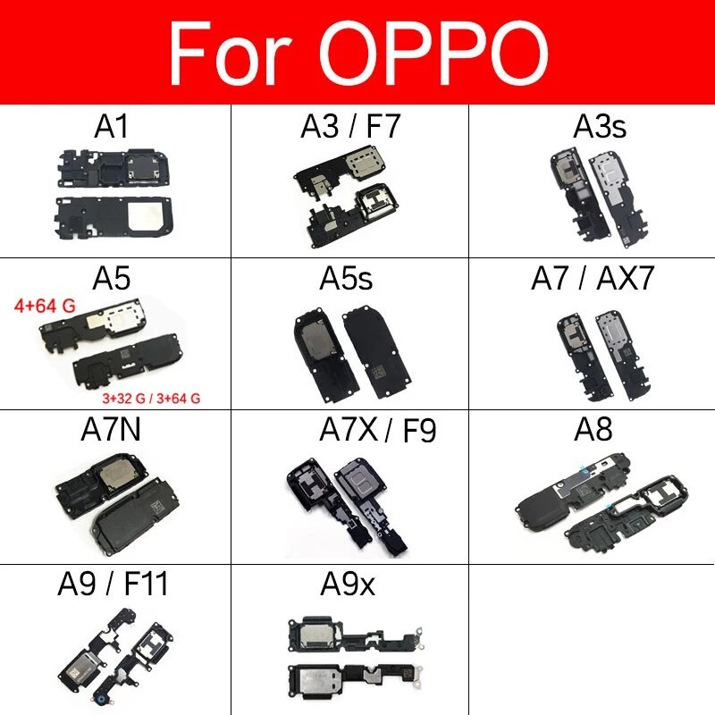 ลําโพง Ringer Buzzer เสียงลําโพงเปลี่ยนซ่อมอะไหล่สําหรับ Oppo A1 A3 A3S A5 A5S A7 AX7 A7N A7X A8 A9 