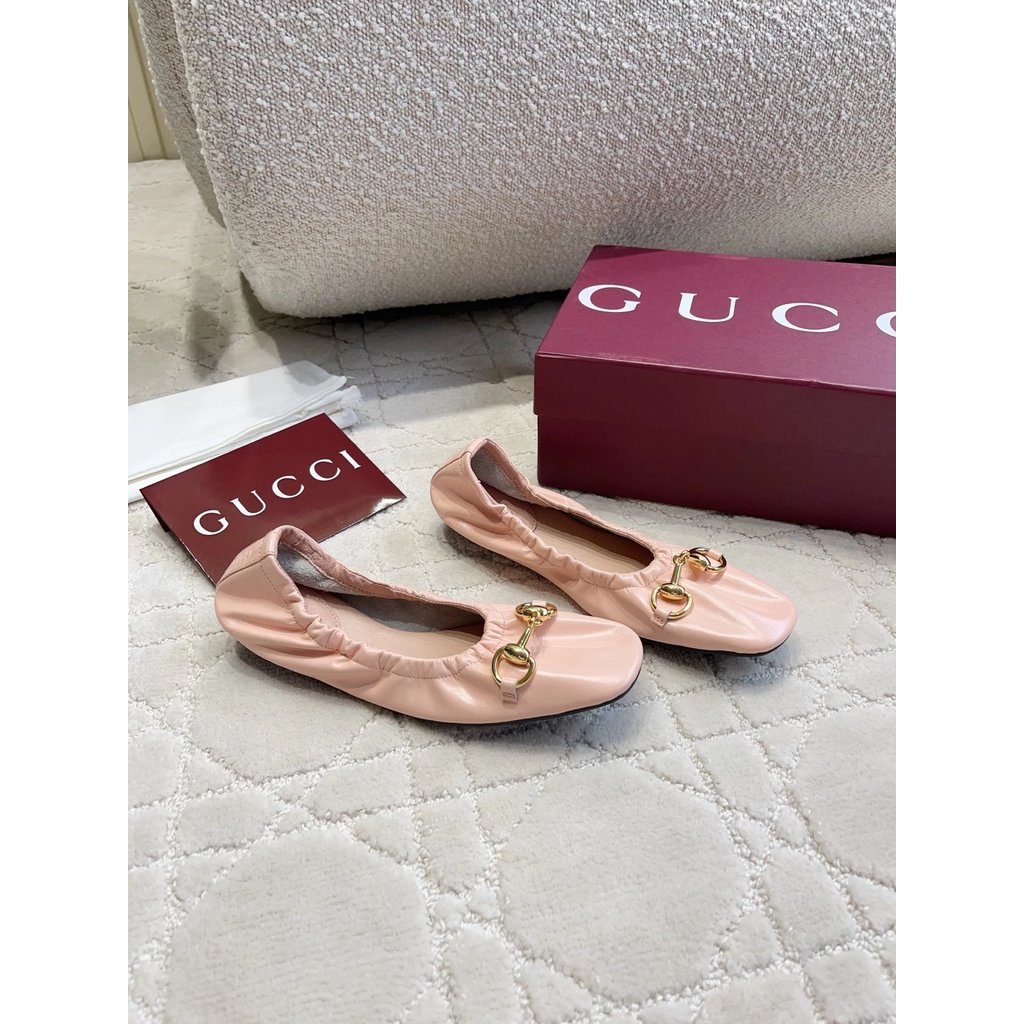 2026.21-Gucci Horsebit Ballet Flat Shoes Egg Roll Shoes/Flat Shoes Size Number 35-39 (40.41.42 Custo