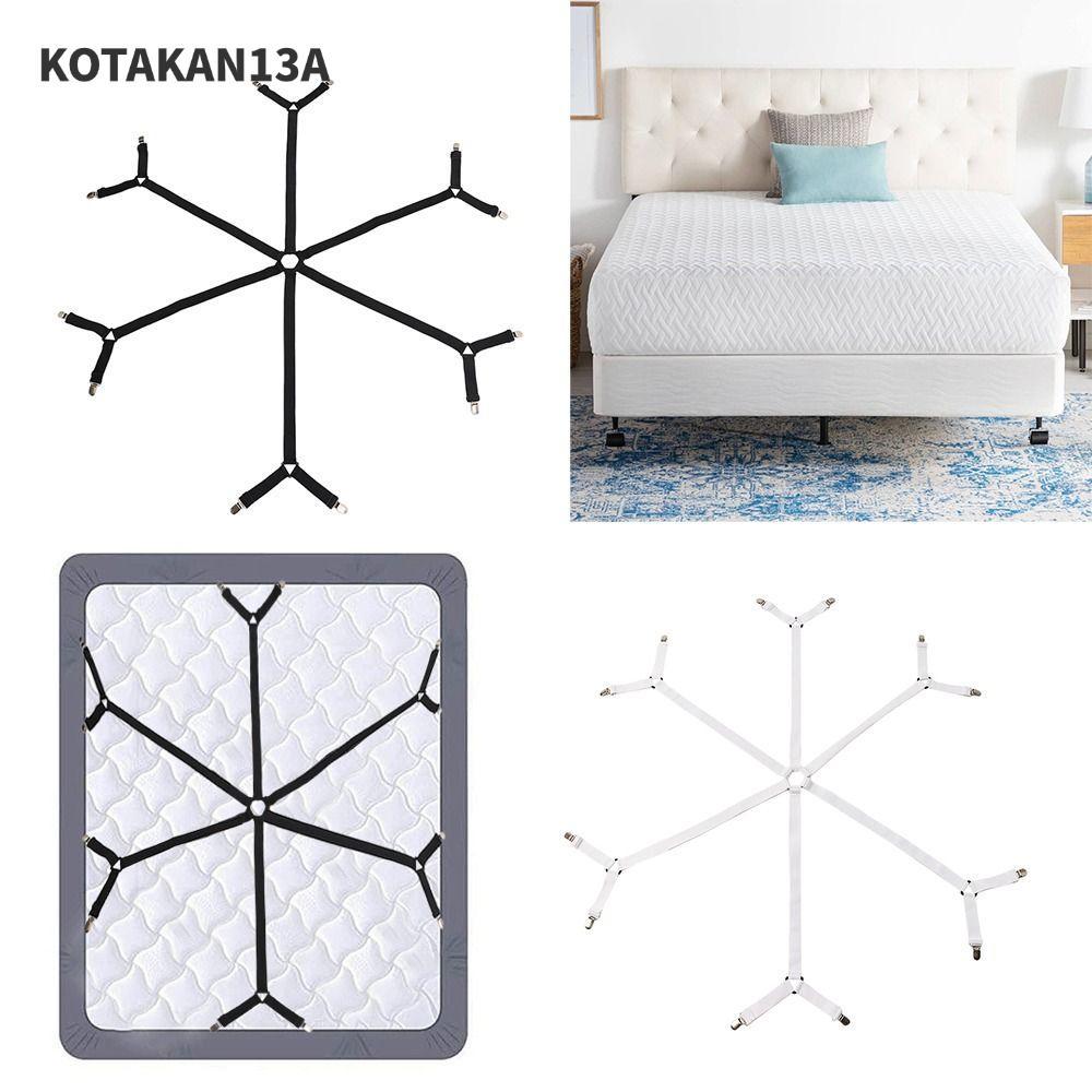 KOTAKAN13A 3 Way 6 ด้านที่นอนคลิป Home & Living เครื่องนอนผู้ถือสายรัดเข็มขัด Grippers