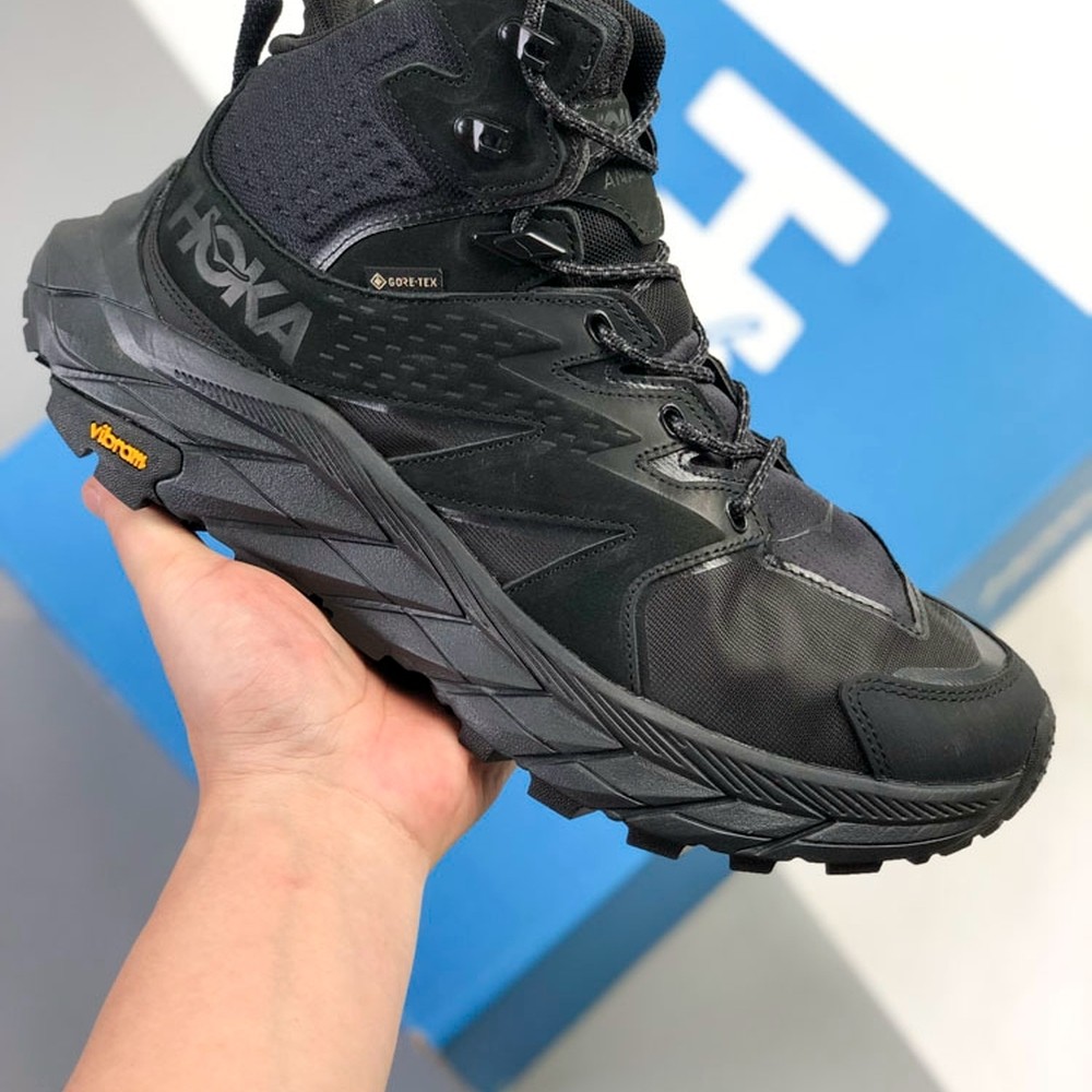 Hoka One One Anacapa Mid GTX Trail รองเท้าสําหรับผู้ชายรองเท้าผ้าใบรองเท้ากีฬากลางแจ้งรองเท้าเดินป่า