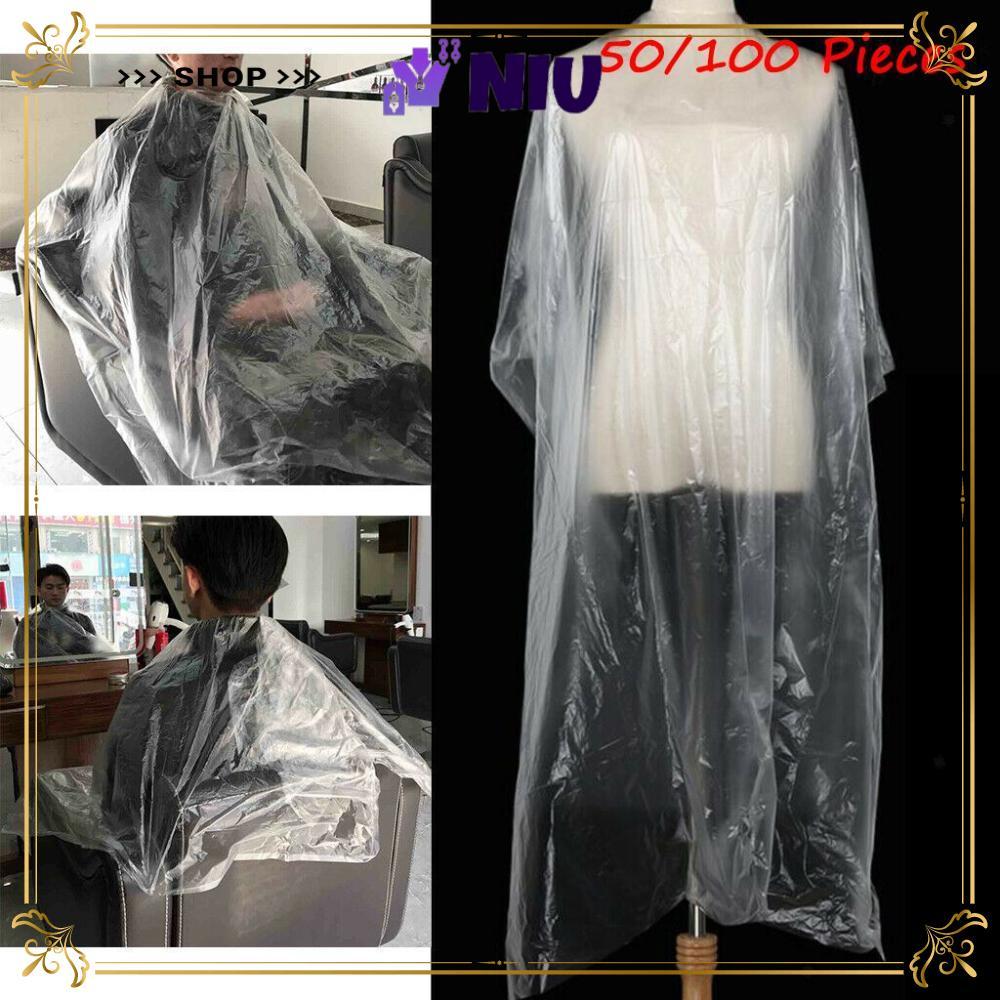 NIU แชมพู Cape ร้านตัดผม Perm Gyeing Tools ผ้าคลุมไหล่ร้านเสริมสวย Unisex