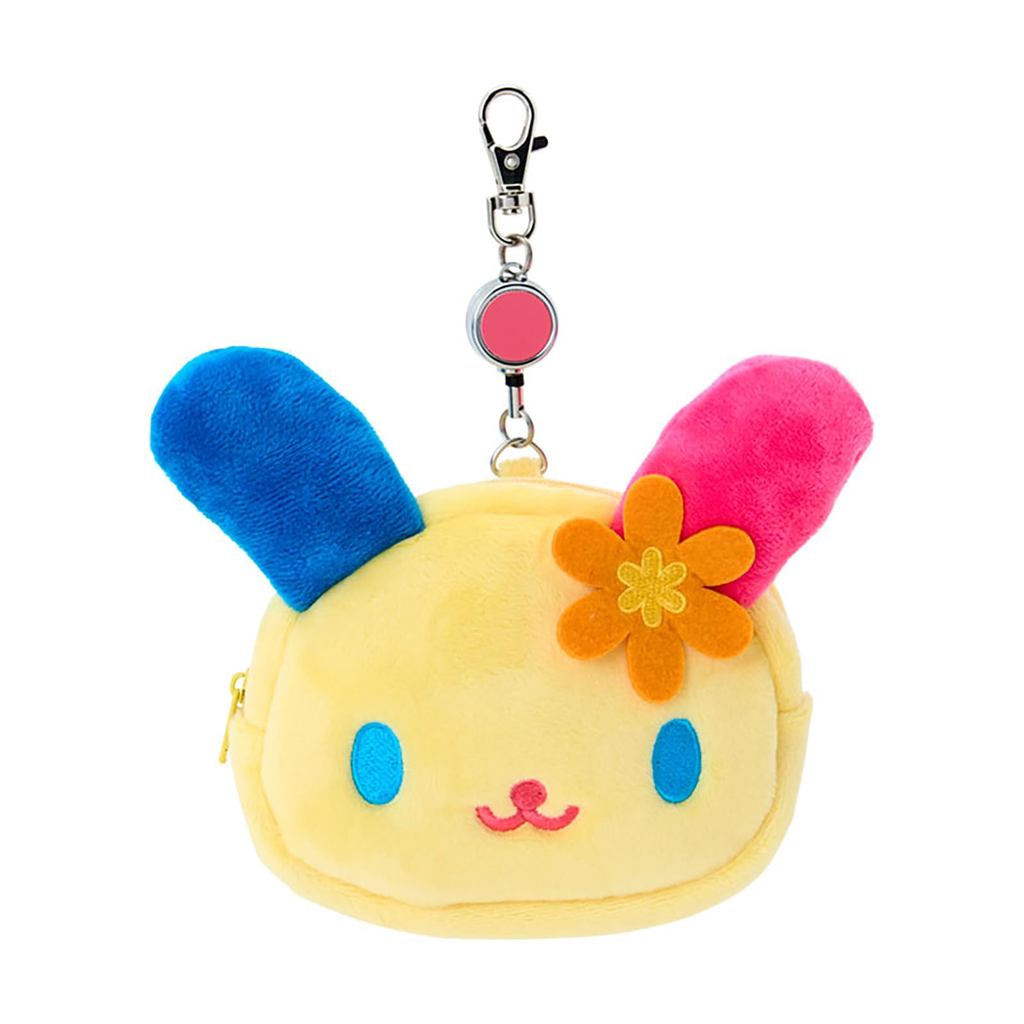 Sanrio Face-Shaped Pass Case & Pouch - Usahana (Rabbit & Hana) - Suitable for ages 15 and up - Item 