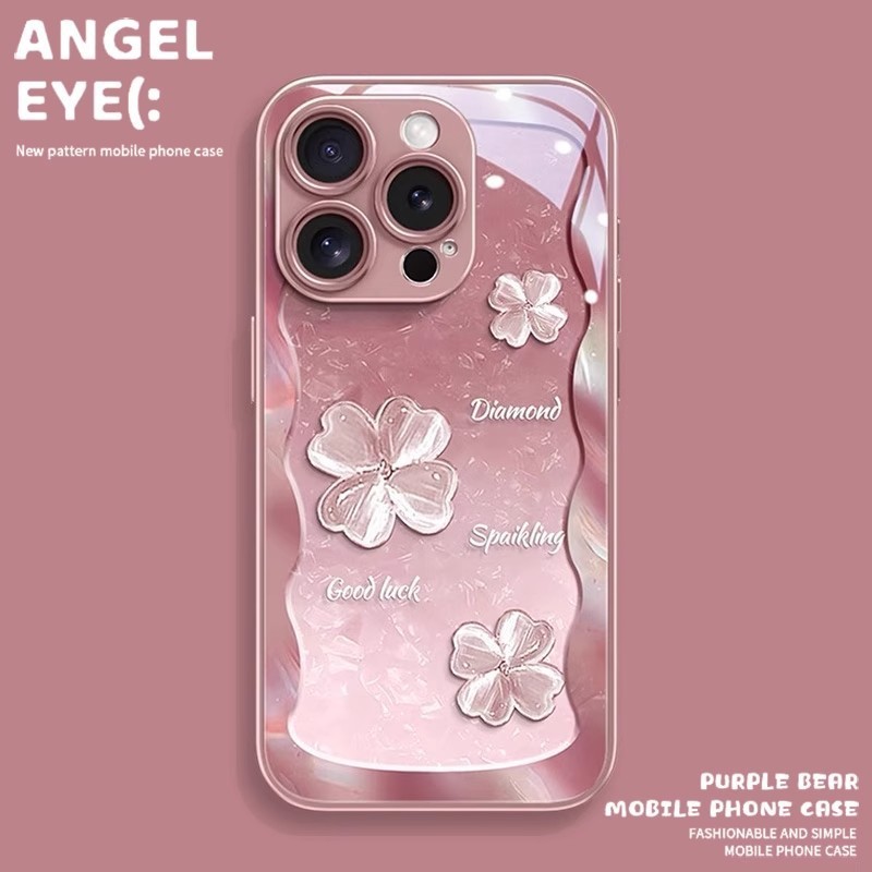 เหมาะสําหรับ 17 เคสโทรศัพท์ Huawei nova15 สไตล์ใหม่สาวมูลค่าสูงป้องกันกรณี Lucky หญ้าสําหรับ 17 เคสโ