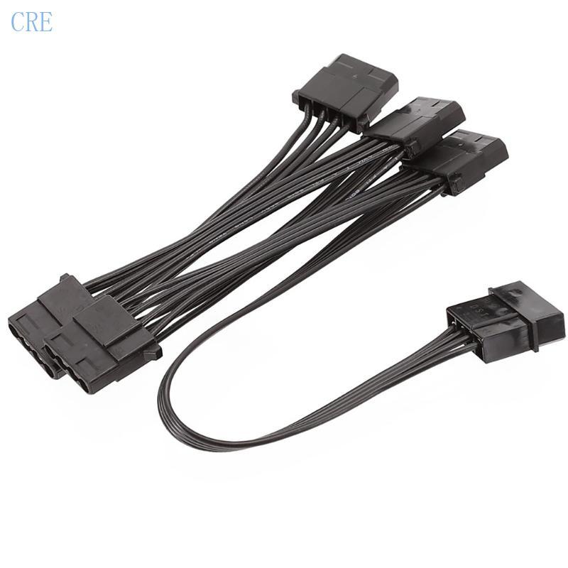 CRE Big 4Pin to Power Cable 1 ถึง 5 Extension Power Splitter Adapter Cable 18AWG