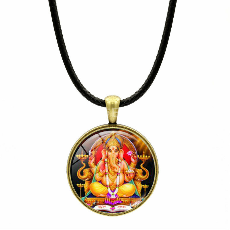印ลูกปัดลูกปัดลูกปัดลูกปัดลูกปัดหล่อภายในอินเดียสร้อยคอ Ganesh diwali