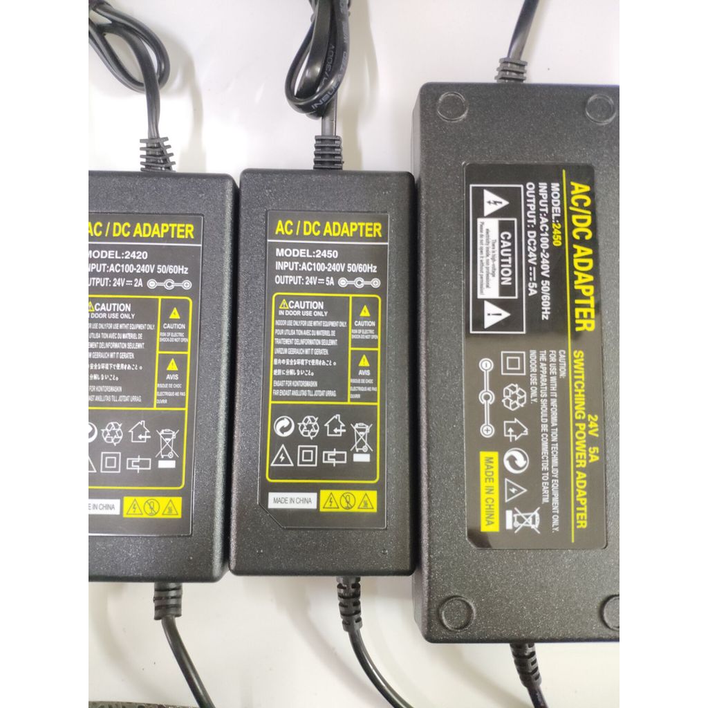 อะแดปเตอร์ไฟ 220V เป็น DC 24V2A 24V3A 24V4A 24V5A สายไฟ AC เป็น DC