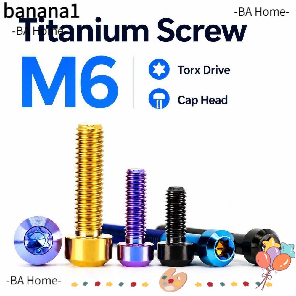 BANA Torx Bolt, Six-Lobe Head M6 Titanium Screw, ทนทานไทเทเนียม Torx Drive Fastener Screw การปรับเปล